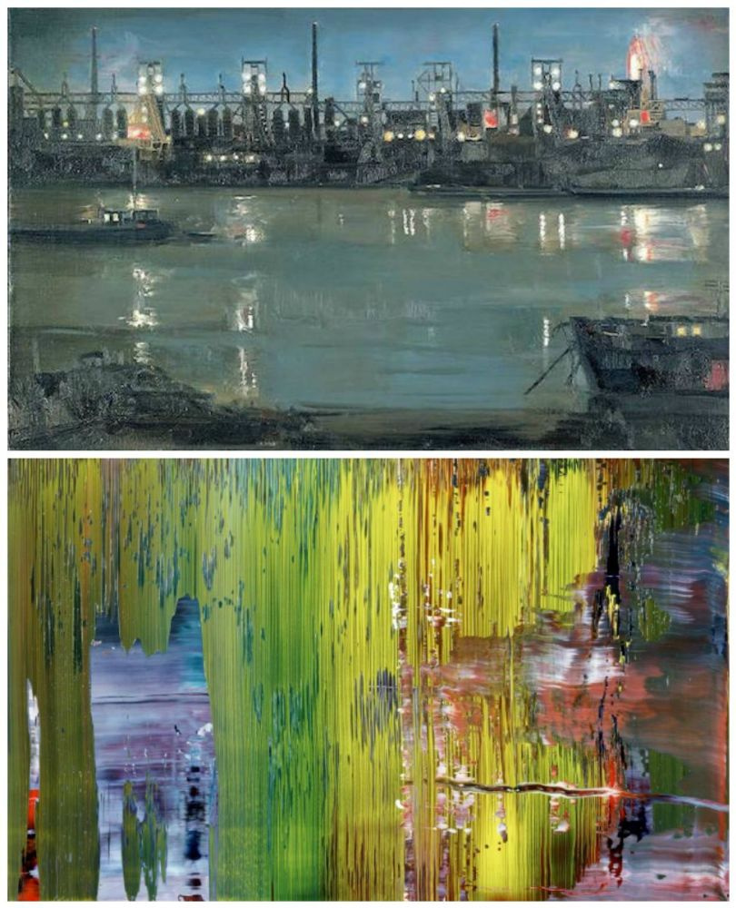 Gerhard Richter. In this case, it is not only the comparison that is interesting. The artist recentl Gerhard Richter. In this case, it is not only the comparison that is interesting. The artist recentl