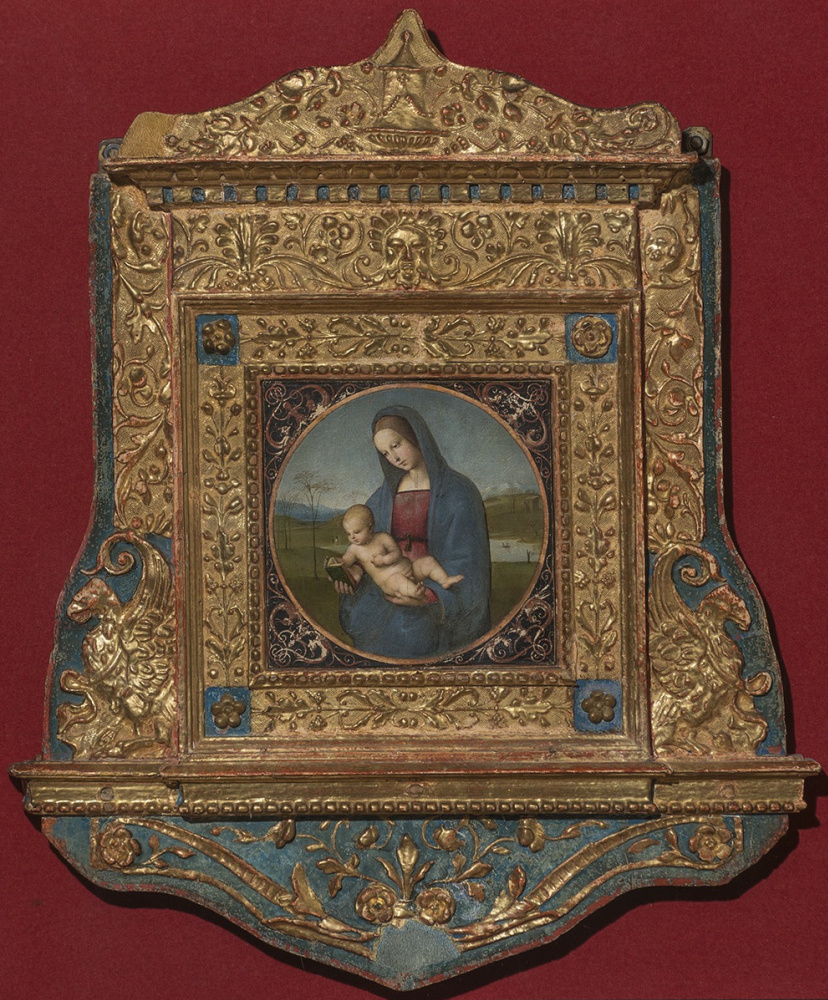 Raphael. The Conestabile Madonna. 1504. State Hermitage Museum, St. Petersburg
The grotesque frame w Raphael. The Conestabile Madonna. 1504. State Hermitage Museum, St. Petersburg
The grotesque frame w