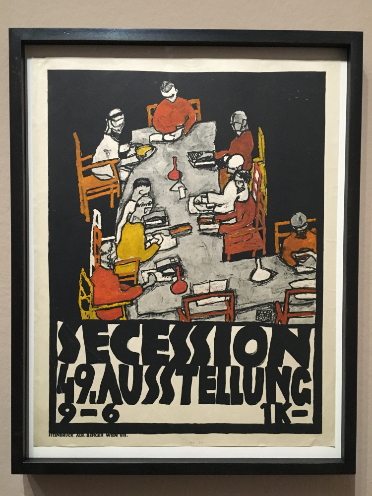 Egon Schiele, Albert Berger, Plakat der 49. Ausstellung der Secession (Poster for the 49th Exhibitio Egon Schiele, Albert Berger, Plakat der 49. Ausstellung der Secession (Poster for the 49th Exhibitio