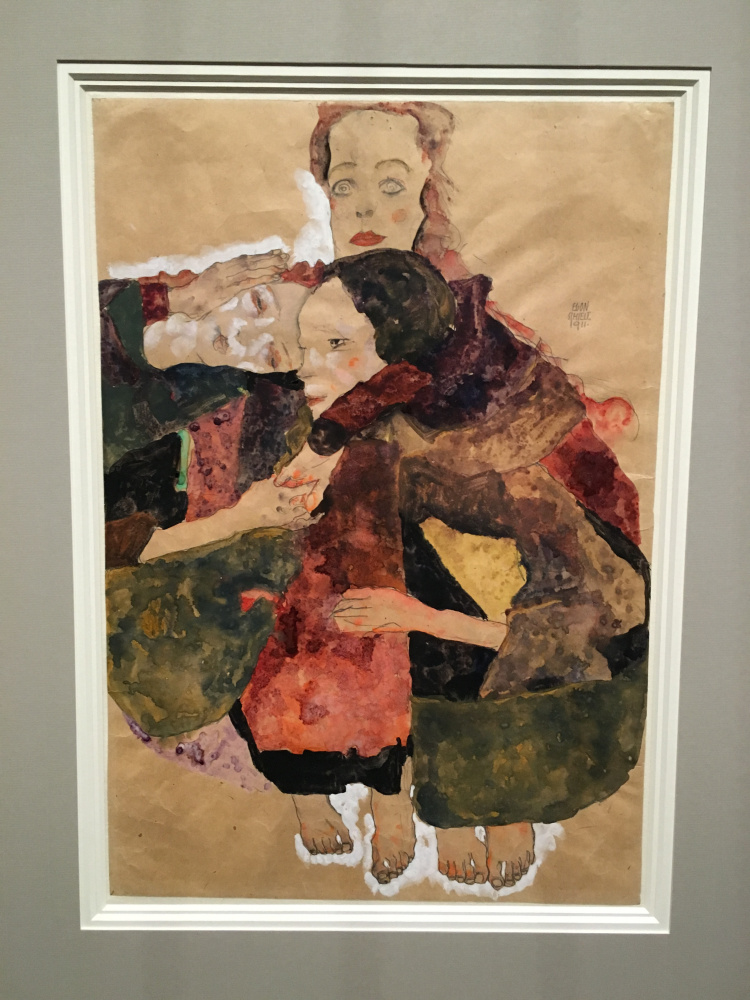 Egon Schiele, Drei Mädchen (Group of Three Girls), 1911. Albertina, Vienna Egon Schiele, Drei Mädchen (Group of Three Girls), 1911. Albertina, Vienna