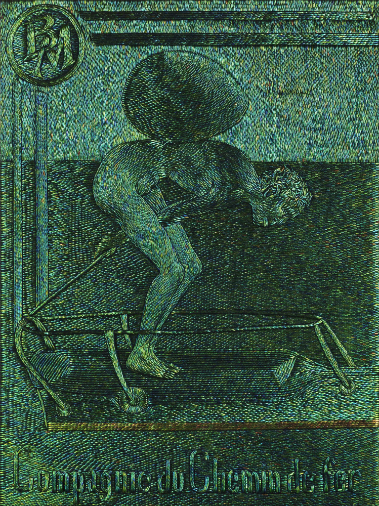 Ян Фабр «Продвигаясь по скользкому железу», левая часть триптиха, 2013, фото: Lieven Herreman © Ange Ян Фабр «Продвигаясь по скользкому железу», левая часть триптиха, 2013, фото: Lieven Herreman © Ange