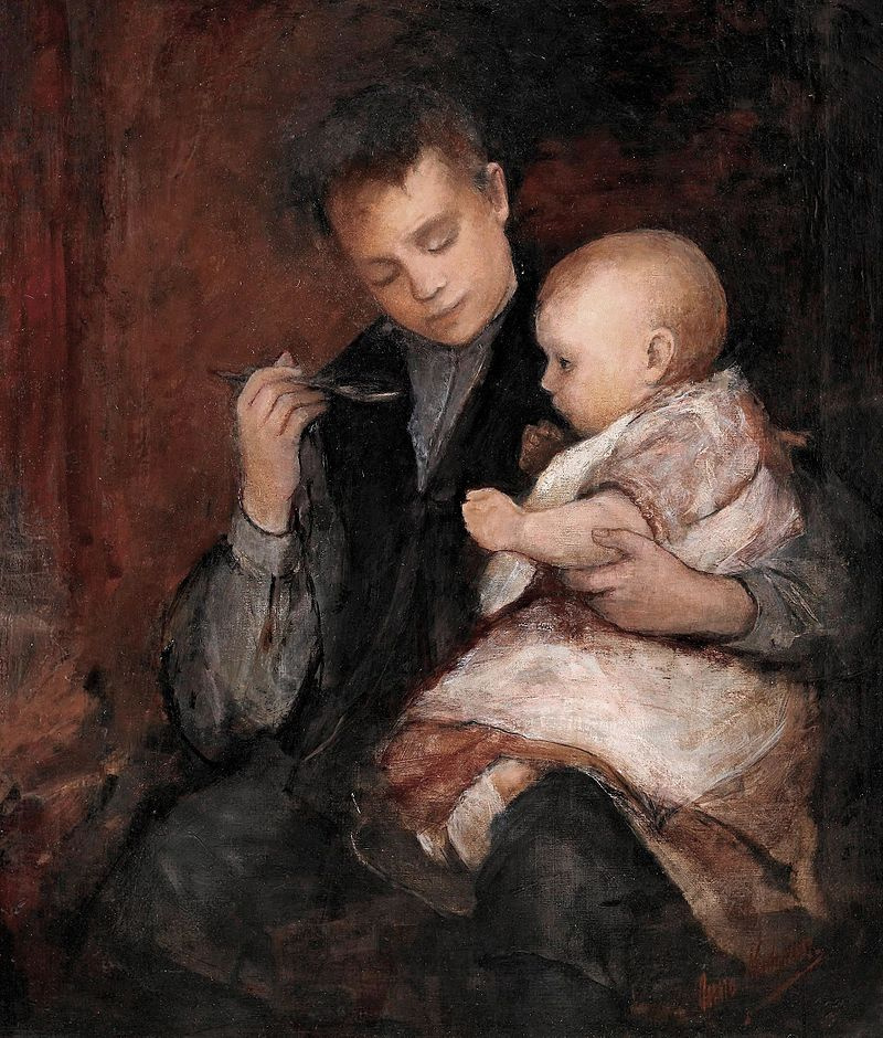 Анна Нордгрен. «Кормление Лилиан». 1916 Анна Нордгрен. «Кормление Лилиан». 1916