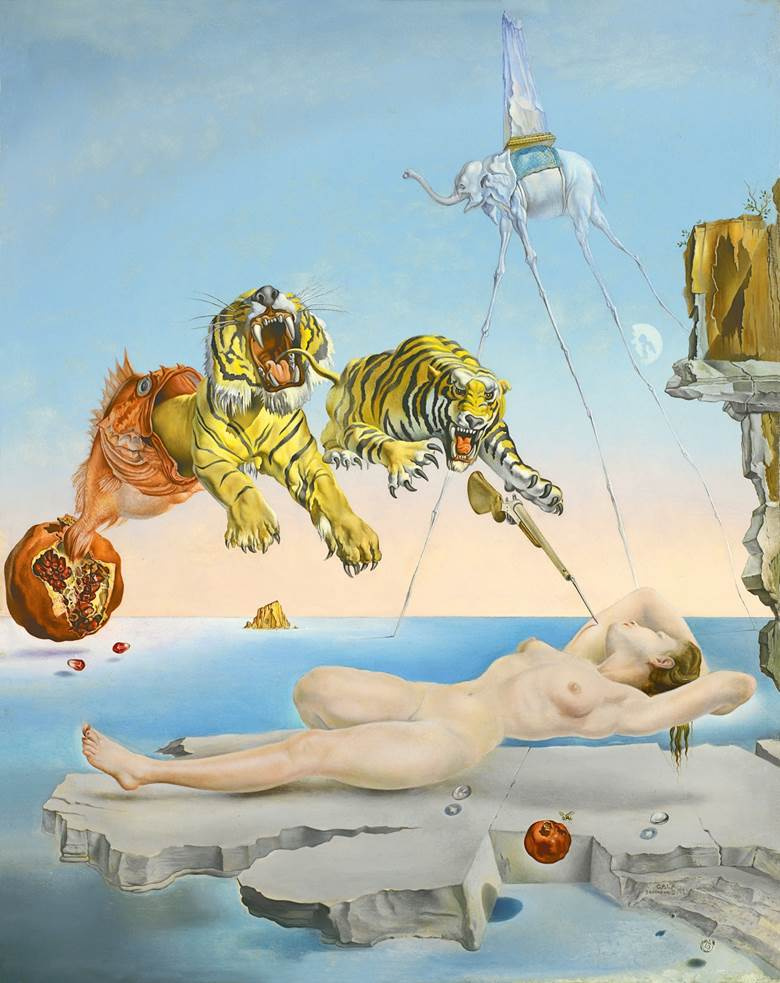 Dream Caused by the Flight of a Bee around a Pomegranate a Second Before Awakening (1944)