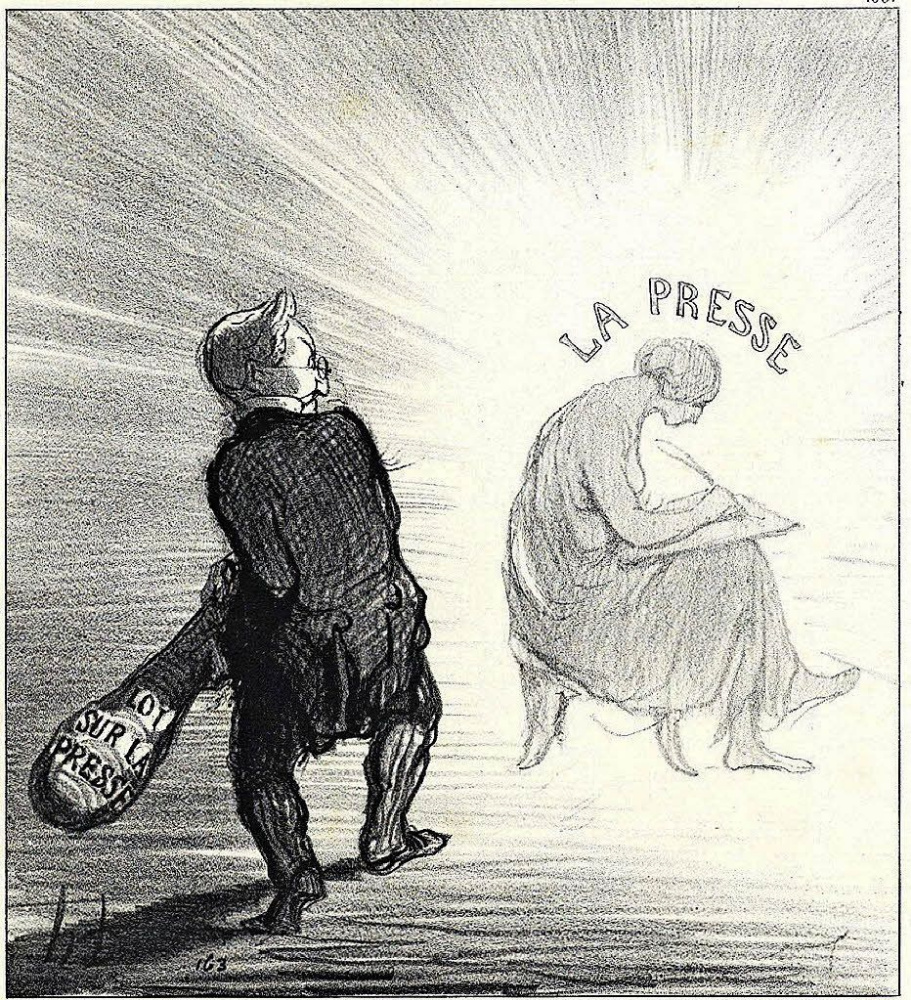 О.Домье «Отцеубийца», литография для журнала «Шаривари», 1850 г. О.Домье «Отцеубийца», литография для журнала «Шаривари», 1850 г.