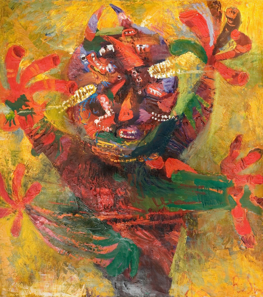 Расим Бабаев. «Многоликий див». 1989. Фонд Марджани Расим Бабаев. «Многоликий див». 1989. Фонд Марджани