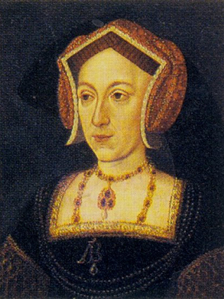 Alleged portrait of Anne Boleyn from Nidd Hall. Source: The Independent