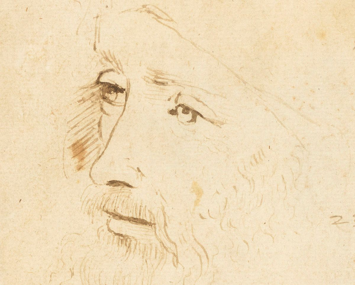 Набросок портрета Леонардо да Винчи обнаружен в Британской королевской коллекции