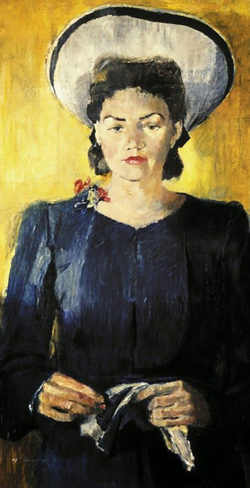 Portrait of N. K. Pimenova in a white hat. Yuri Pimenov. 1943. The Source
Pimenov wrote: "In my lif Portrait of N. K. Pimenova in a white hat. Yuri Pimenov. 1943. The Source
Pimenov wrote: "In my lif