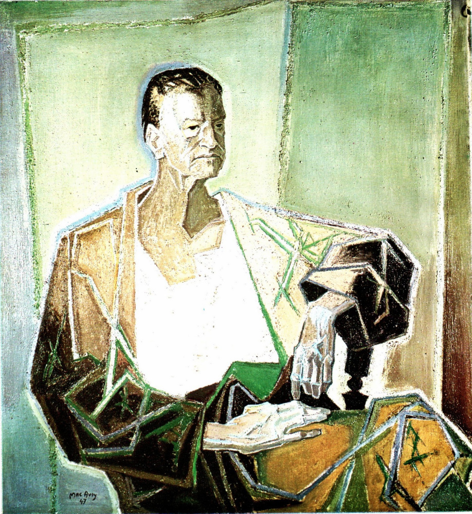 Edouard MacAvoy, The Portrait of W. Somerset Maugham Edouard MacAvoy, The Portrait of W. Somerset Maugham