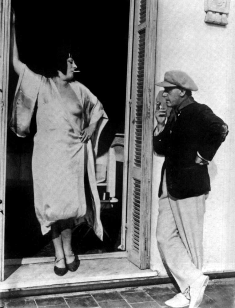 Kiki as a prostitute seducing Man Ray. South of France, c. 1925. Kiki as a prostitute seducing Man Ray. South of France, c. 1925.