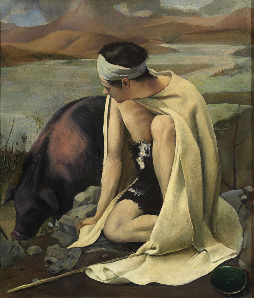 Картина «Блудный сын» художника Baccio Maria Bacci (Florence 1888−1974), 1925 Картина «Блудный сын» художника Baccio Maria Bacci (Florence 1888−1974), 1925
