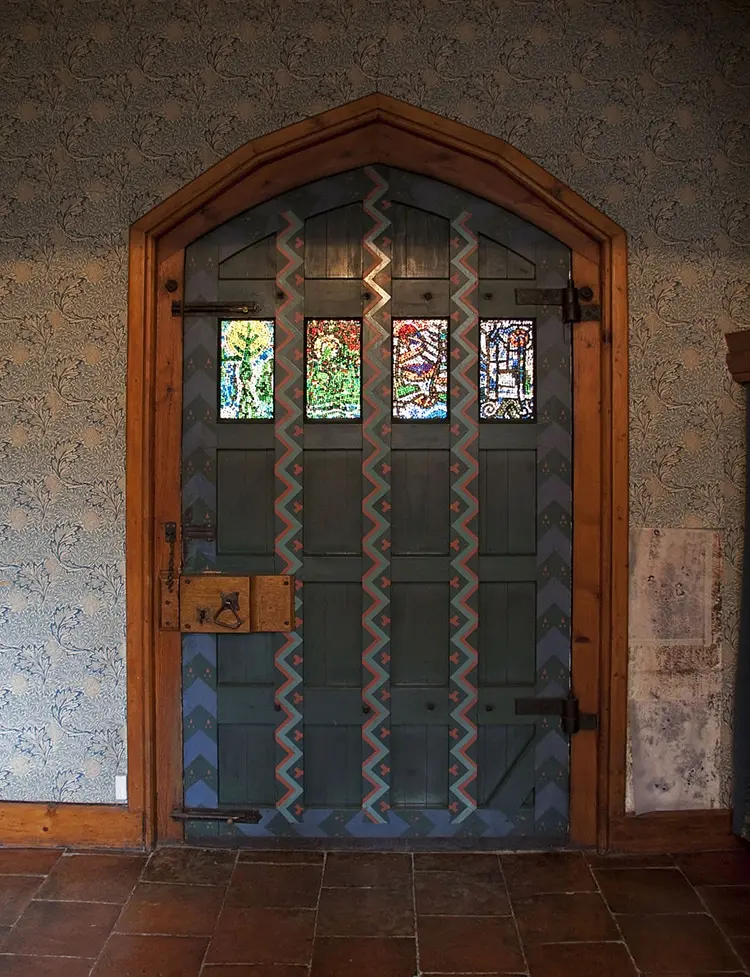 The front door to the Red House — inside view. Photo: Tony Hisgett. Photo Source