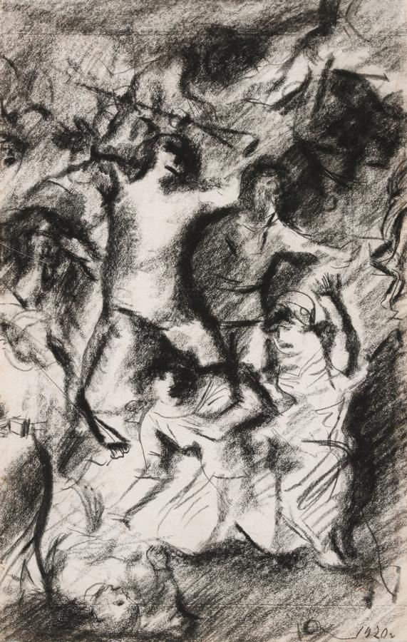 Василий Чекрыгин. Эскиз композиции «Восстание». 1920 Василий Чекрыгин. Эскиз композиции «Восстание». 1920