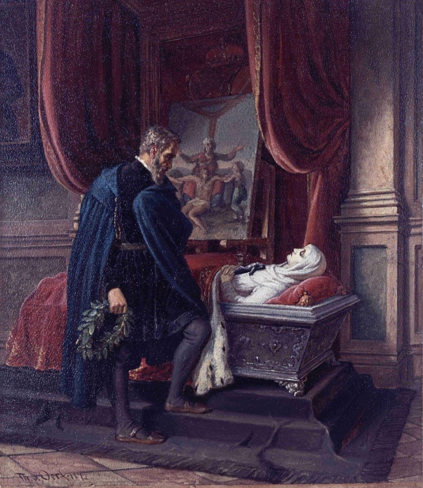 Theobald Reinhold von Oer.
Michelangelo at the tomb of Vittoria Colonna, 1872
Museum Abtei Liesborn Theobald Reinhold von Oer.
Michelangelo at the tomb of Vittoria Colonna, 1872
Museum Abtei Liesborn