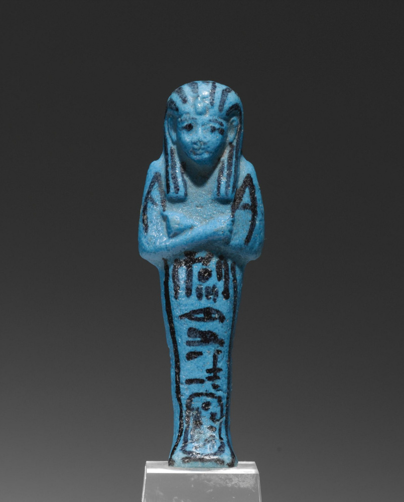 Pinedjem I (the High Priest of Amun at Thebes from 1070 to 1032 BC). Egypt, 1075—944 BC. Blue faienc Pinedjem I (the High Priest of Amun at Thebes from 1070 to 1032 BC). Egypt, 1075—944 BC. Blue faienc
