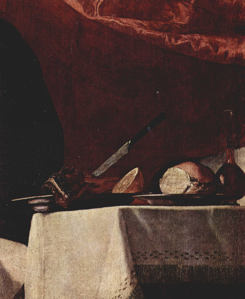 Jose de Ribera. The blind Isaac blesses Jacob. Fragment