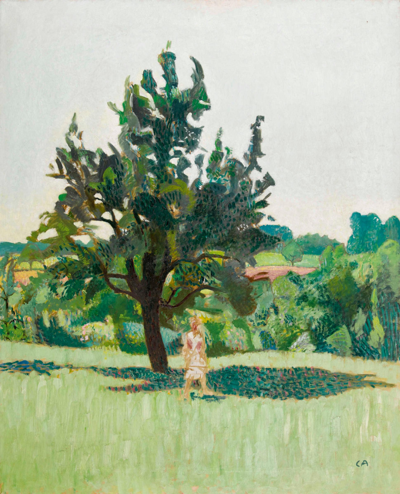 Cuno Amiet. The figure at the tree