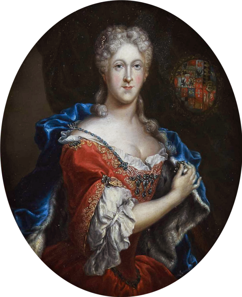 Johann (Jan) Kupetsky. Portrait of Christiane Charlotte of Wurttemberg-Winnenthal (1694-1729), wife of Wilhelm Frederick, Margrave of Brandenburg-Ansbach (1686-1723)