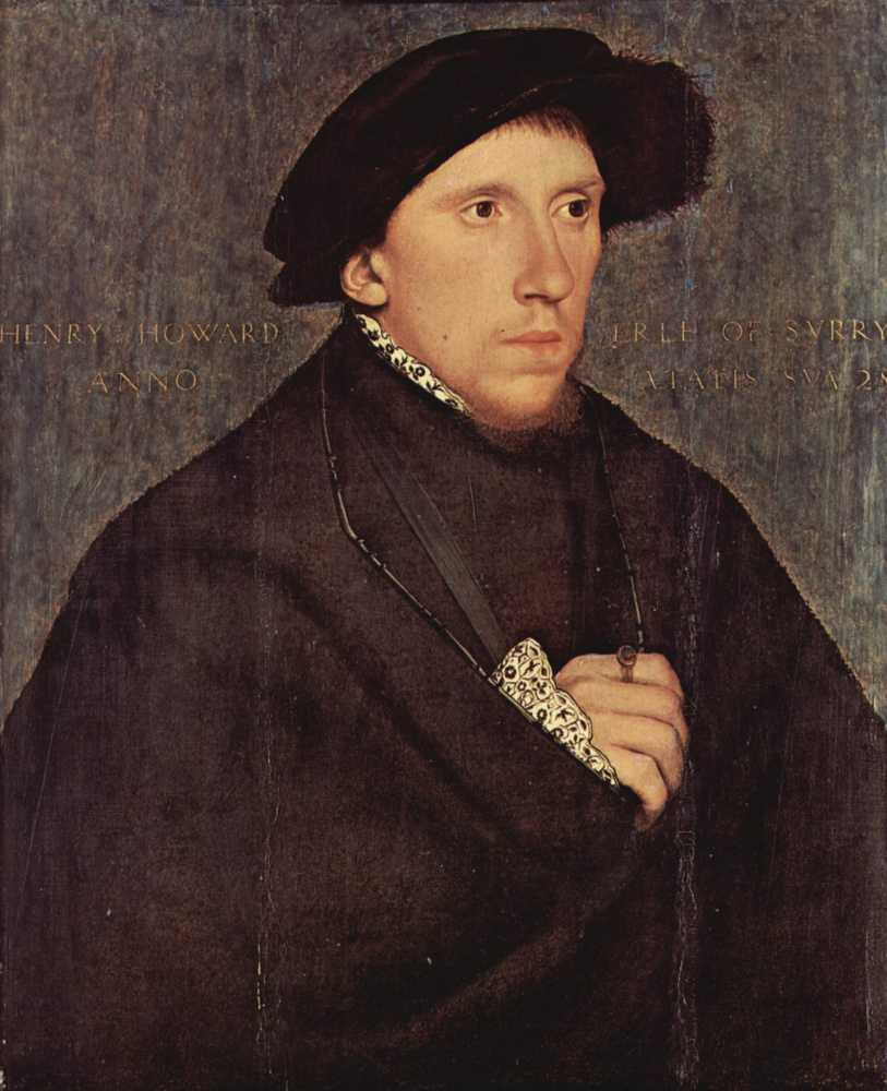 Hans Holbein the Younger. Portrait of the poet Henry Howard, Earl of Surrey