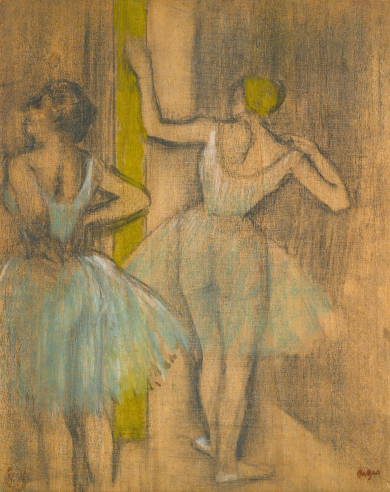 Edgar Degas. Two dancers