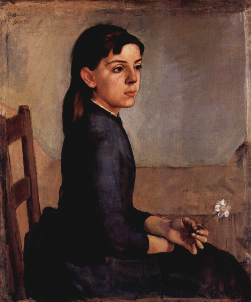 Ferdinand Hodler. Portrait Of Louise-Delphine, Duchosal