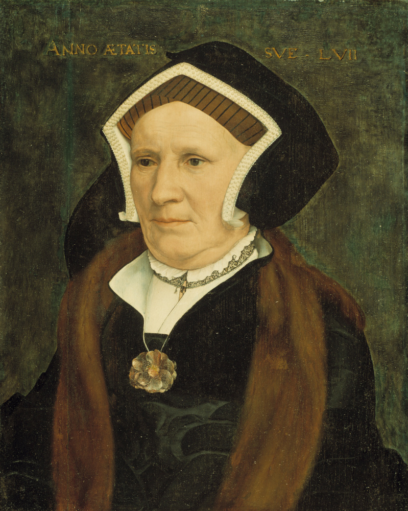 Hans Holbein the Younger. Portrait of Lady Margaret Butts