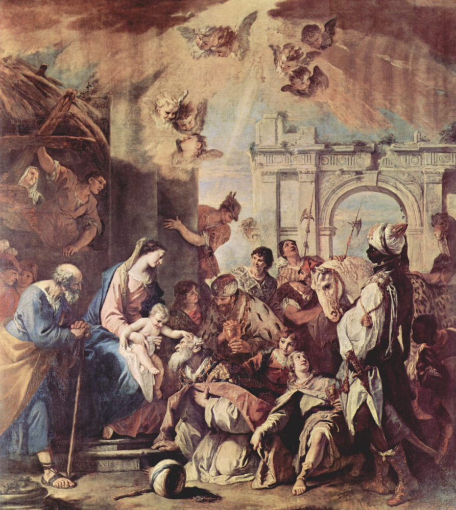 Sebastiano Ricci. The adoration of the Magi