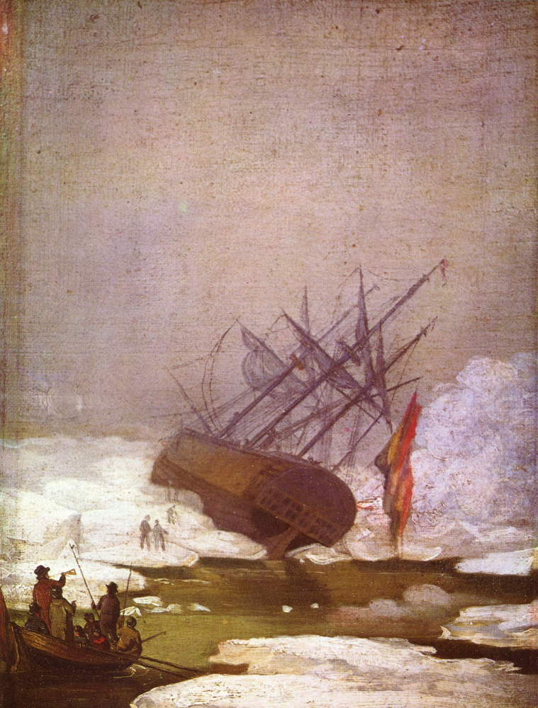 Caspar David Friedrich. Shipwreck in the polar sea