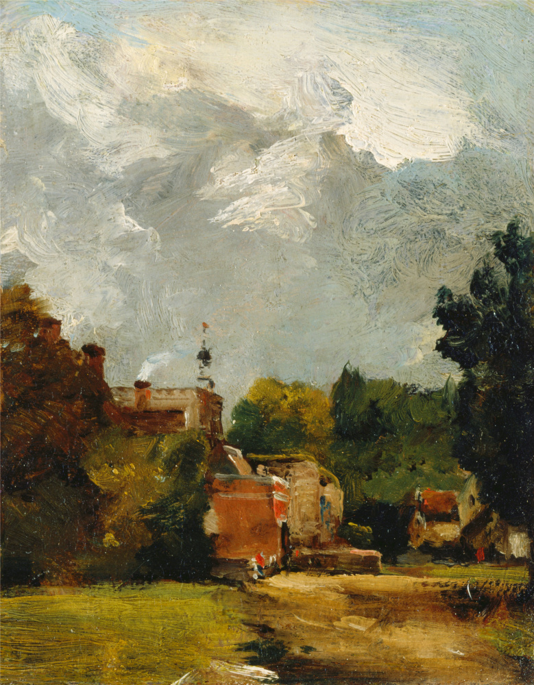 John Constable. The Church Of The East Bergholt