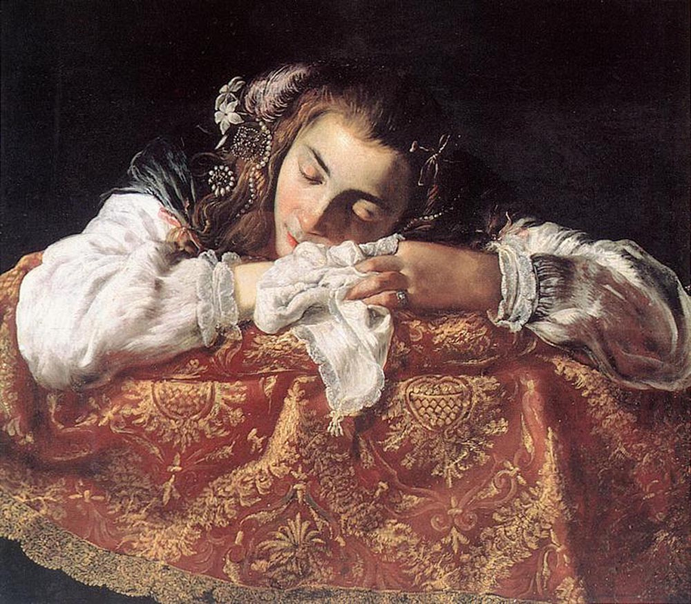 Domenico Fetty. Sleeping girl