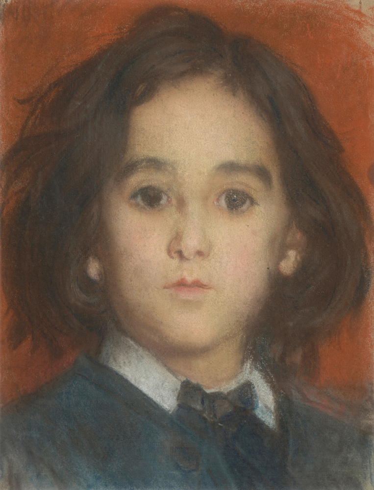 Alfred Dehodencq. Portrait of Edmond, the artist's son