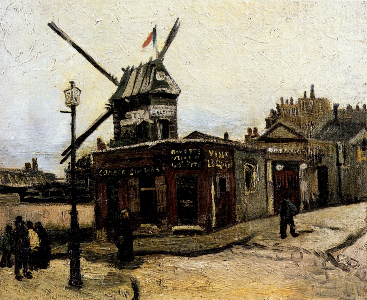Vincent van Gogh. "Moulin de La Galette" (option)