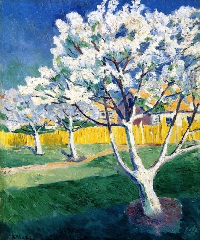 Kazimir Malevich. Apple tree in bloom