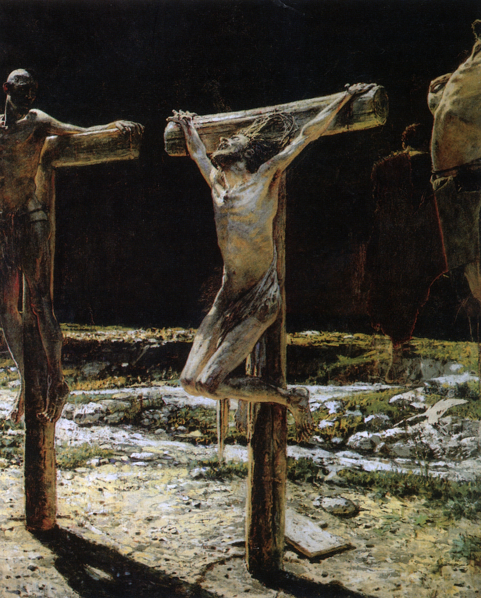 The crucifixion, 1892, 225×280 cm by Nikolai Nikolaevich Ge: History,  Analysis & Facts | Arthive