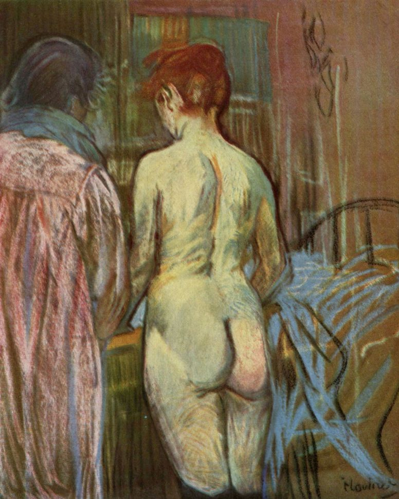 Henri de Toulouse-Lautrec. Two girls