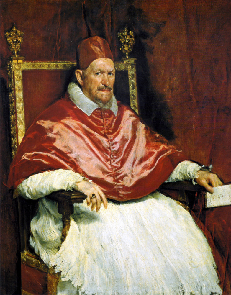 Diego Velazquez. Portrait of Pope Innocent X