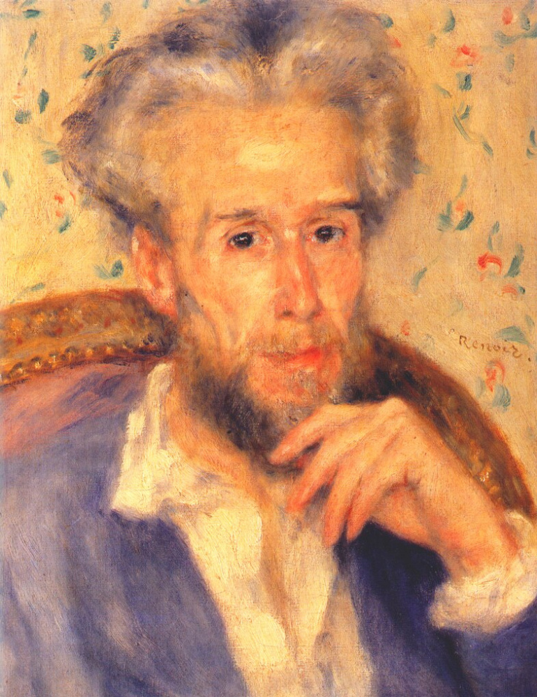 Pierre Auguste Renoir Portrait Of Victor Shock, 1876, 36×46 Cm ...