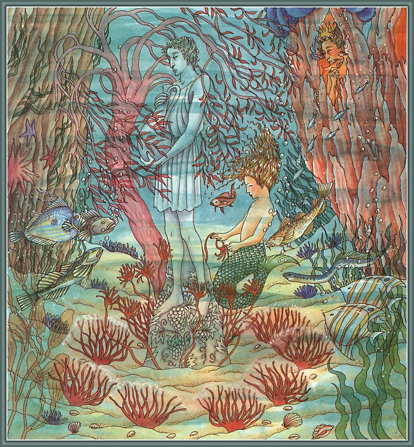 Kathy Tamer Trearn. Little mermaid, illustration 6