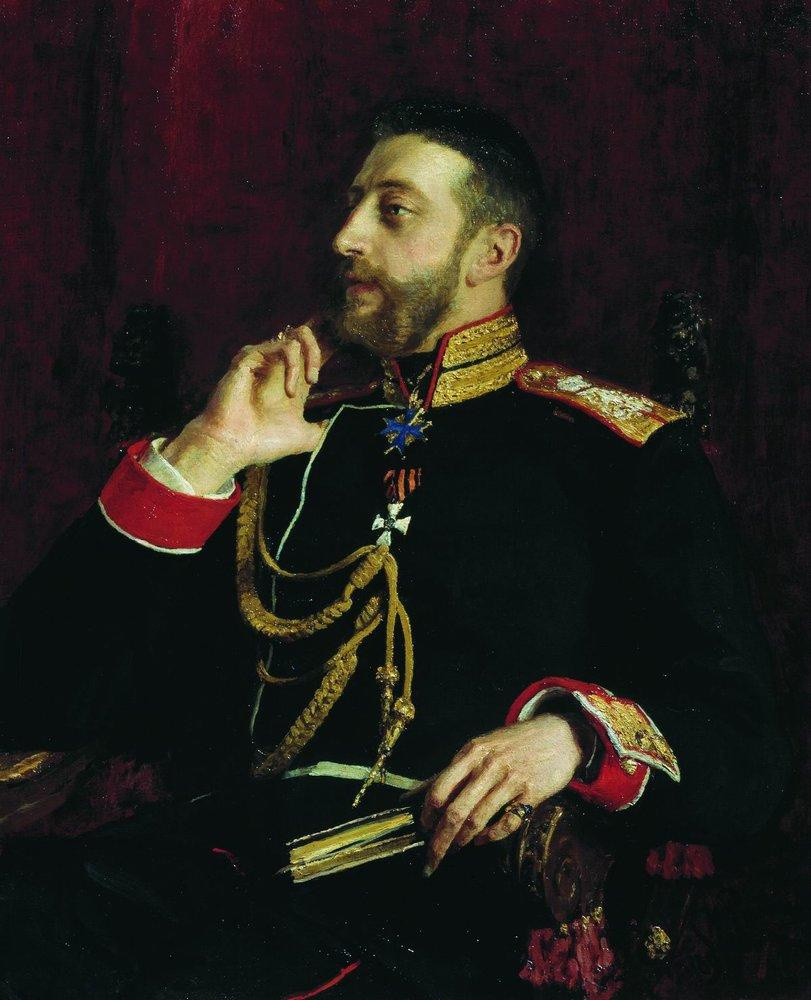 Ilya Efimovich Repin. Portrait of Grand Duke Konstantin Konstantinovich Romanov