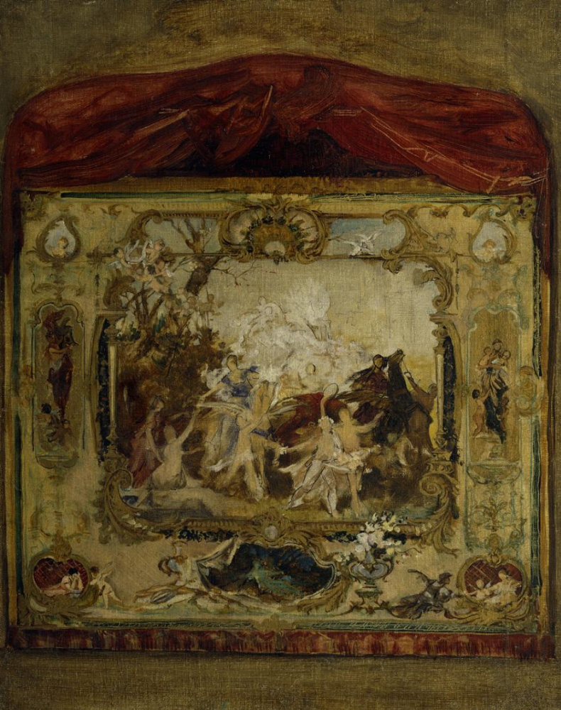 Gustav Klimt. Projet de rideau de théâtre de la ville de Carlsbad