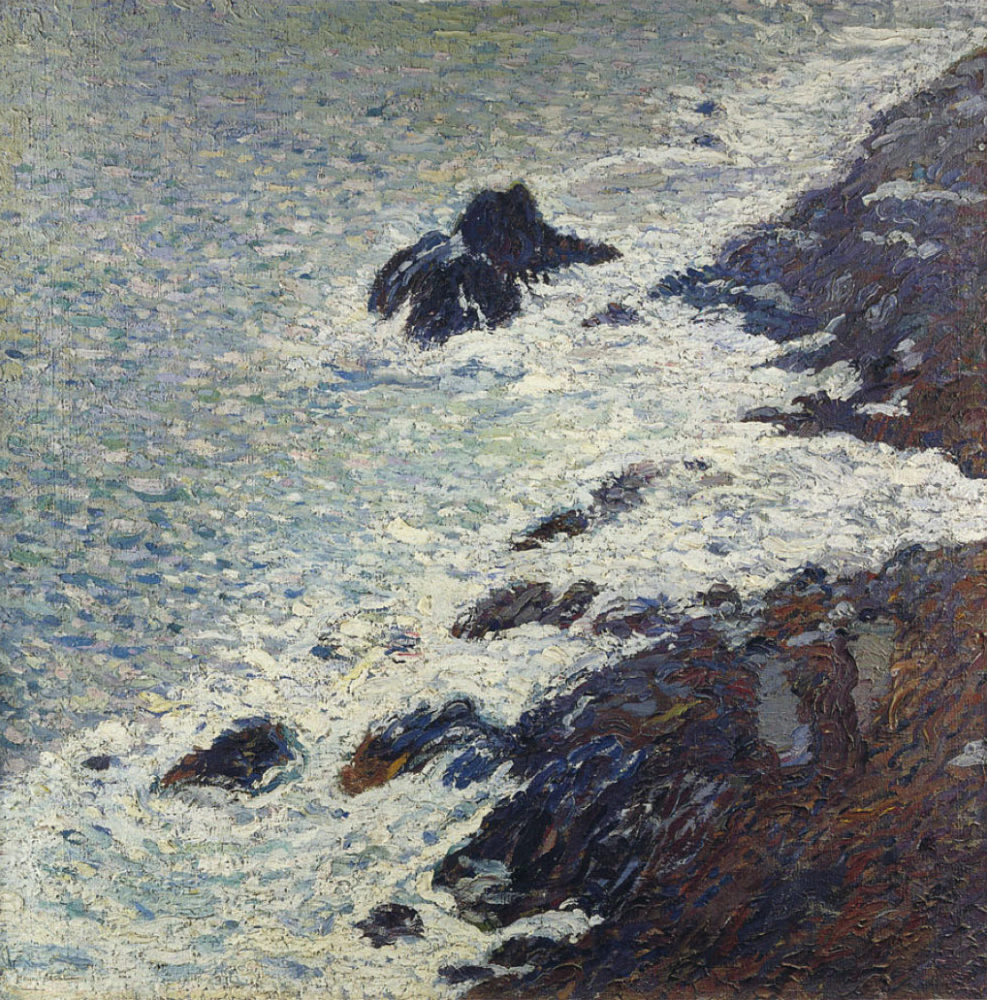 Henri Martin. Sea shore