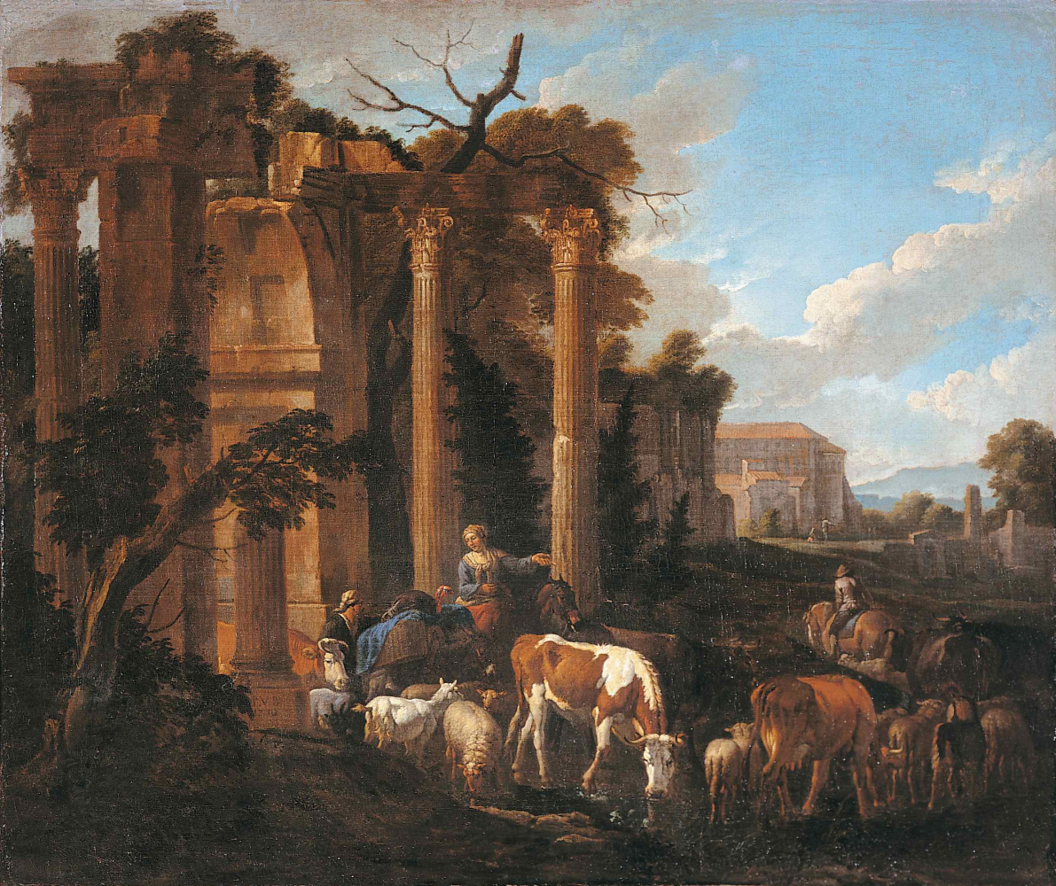 Peter van Blumen. The watering holes near ancient ruins