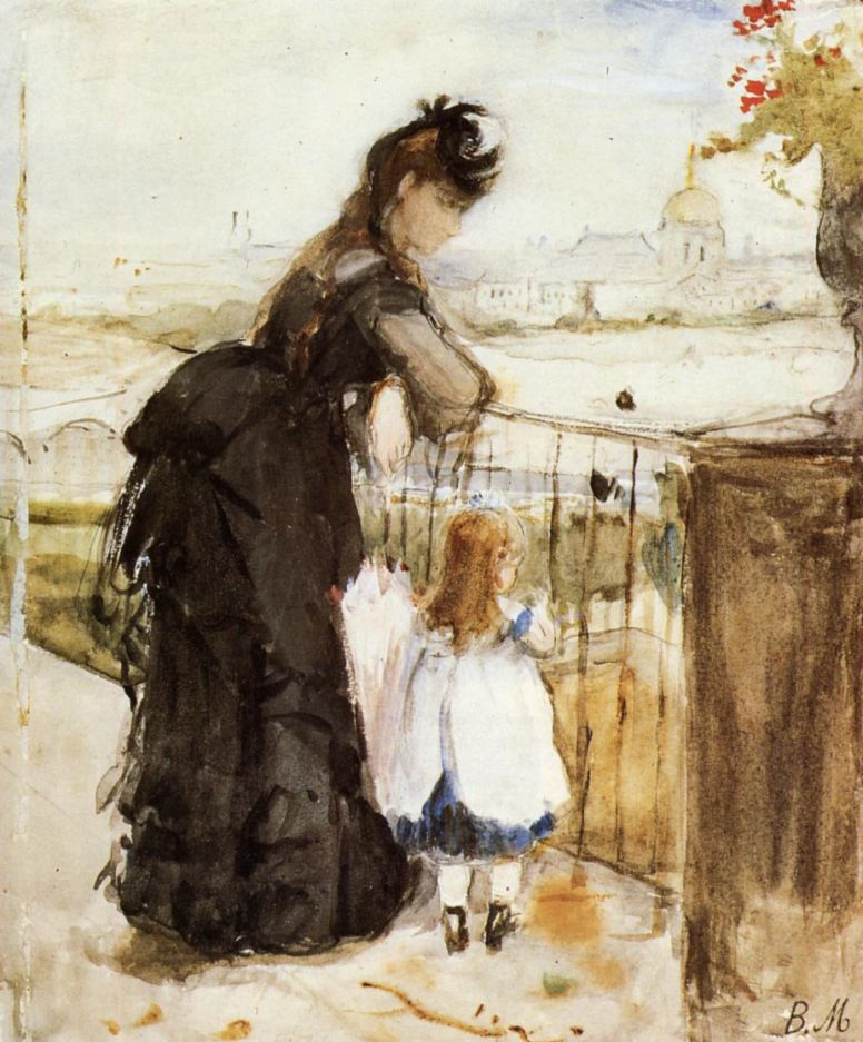 Berthe Morisot. On the balcony