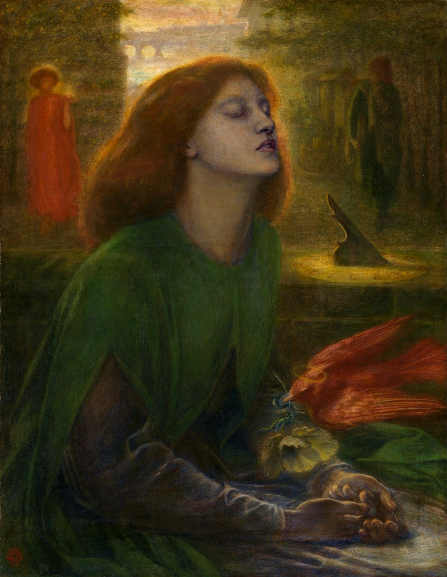 Blessed Beatrice 1870 66 86 cm by Dante Gabriel Rossetti