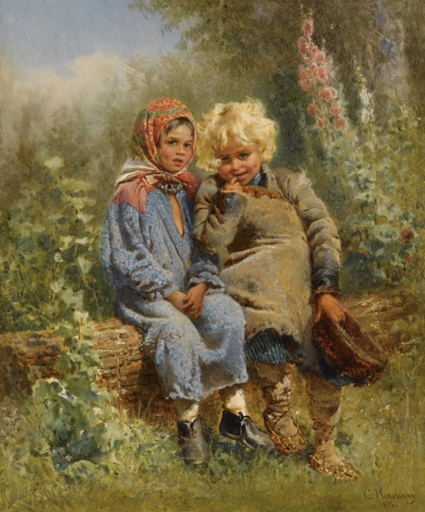 Konstantin Makovsky. Peasant children