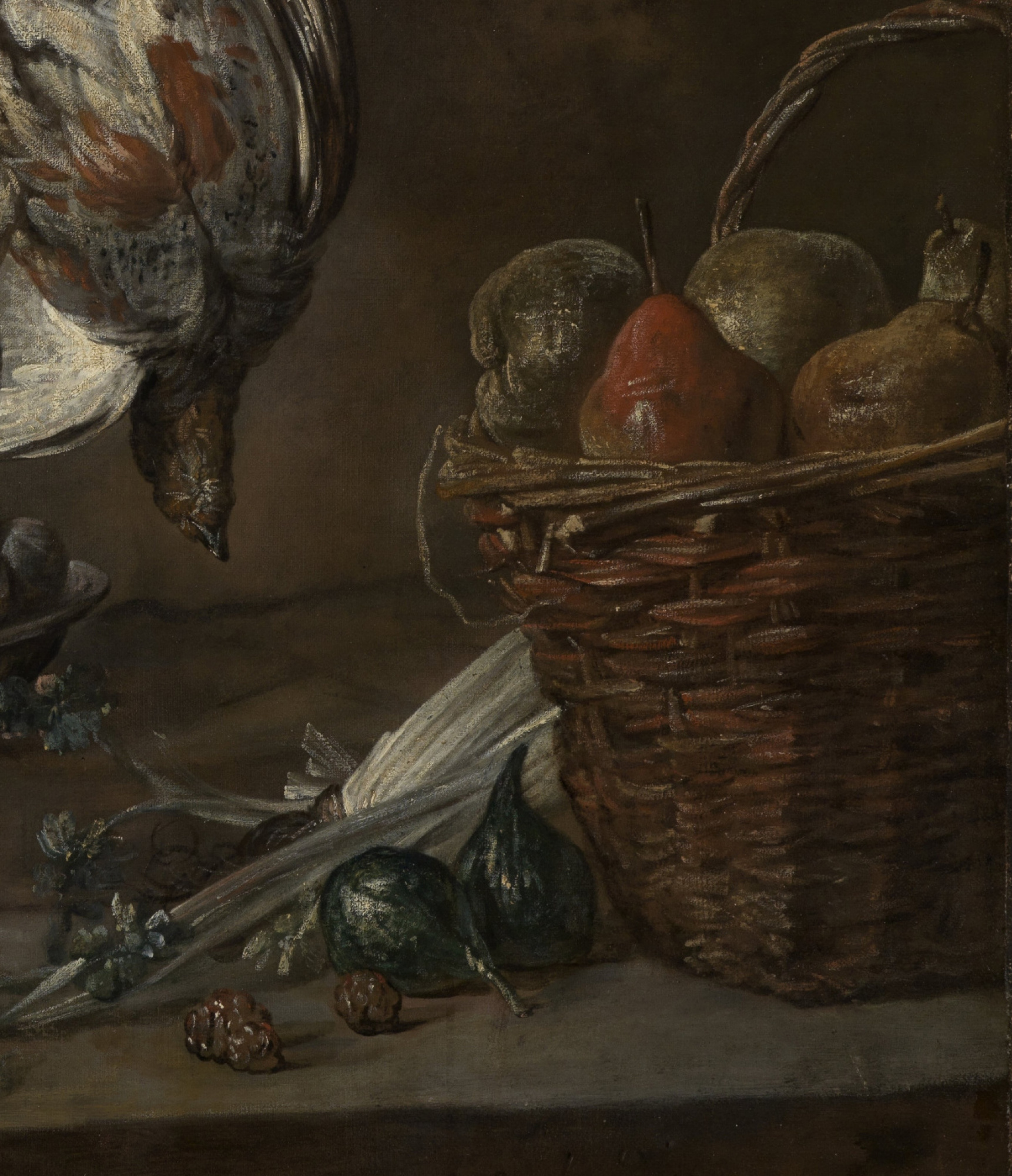 Купить цифровую версию картины: Жан Батист Симеон Шарден - Натюрморт с  фруктами и фазаном. Фрагмент. Корзина с фруктами, Карлсруэ | Артхив