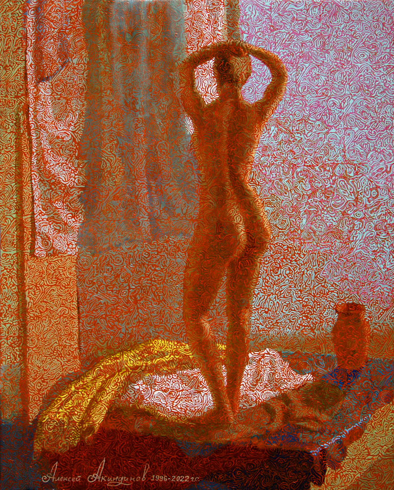 Алексей Петрович Акиндинов. Naked Girl with a Jug