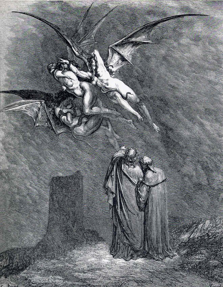 Paul Gustave Dore Illustration For The "Divine Comedy", 1861 ...