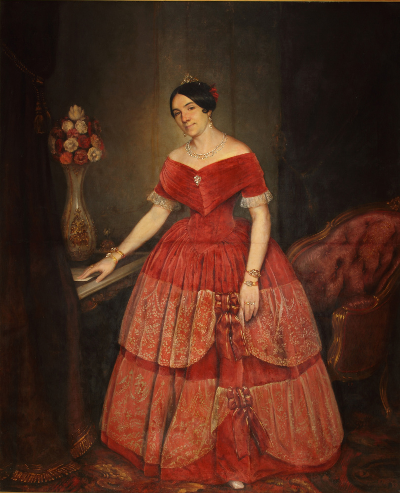 Prilidiano Paz Pueyrredón Retrato De Manuelita Rosas 1851 Descripción De La Obra Arthive 1150