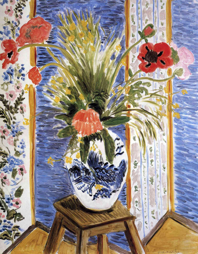 Henri Matisse. Vase with poppies